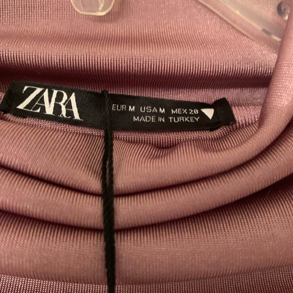 New with tags Zara pink soft long sleeve top.